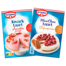 Dr. Oetker kwark- of monchoutaart